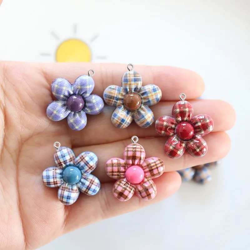10Pcs Liontin Resin Bunga Mani - Resin Art Accessories ulasan dan harga