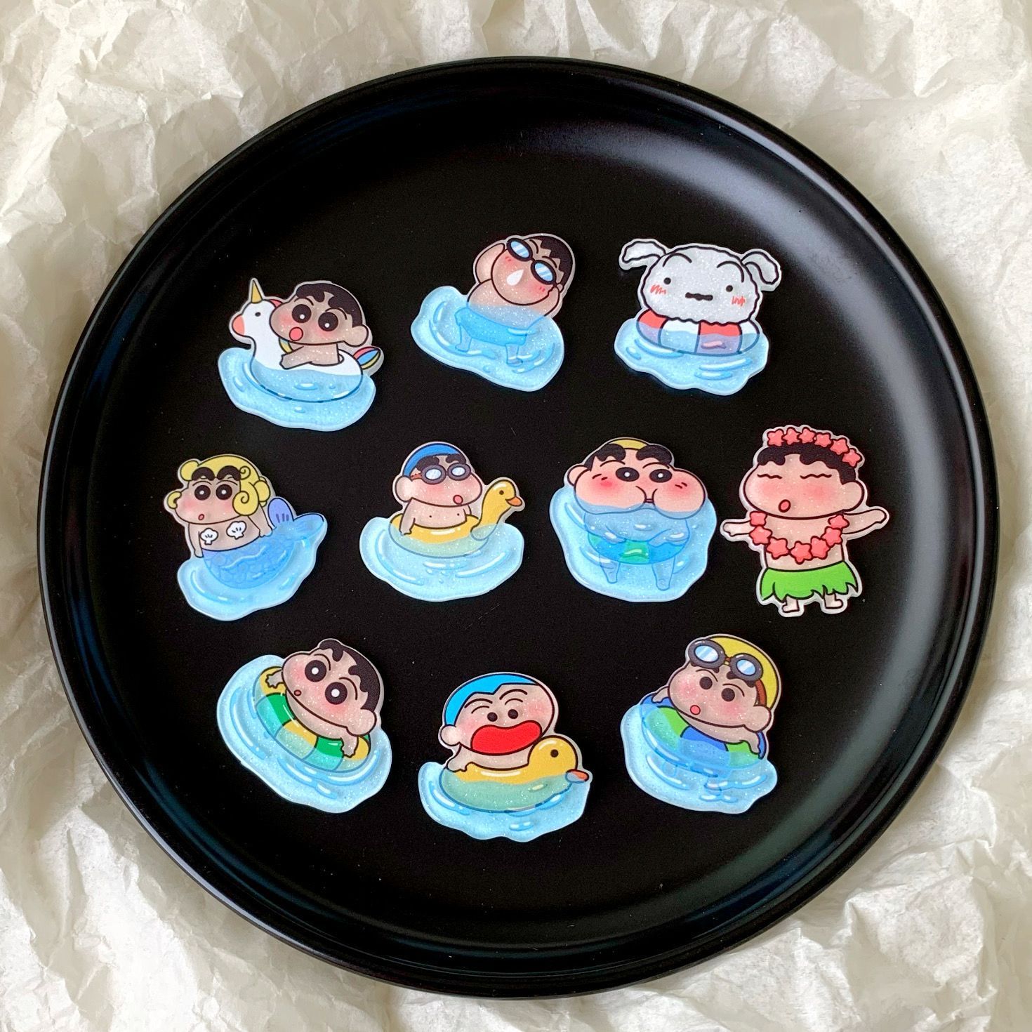 Aksesoris resin Crayon Shin-ch - Resin Art Accessories ulasan dan harga