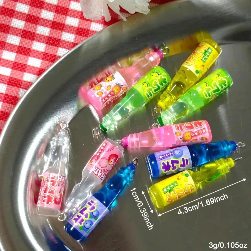 10 Buah Liontin Resin Botol So - Resin Art Accessories ulasan dan harga