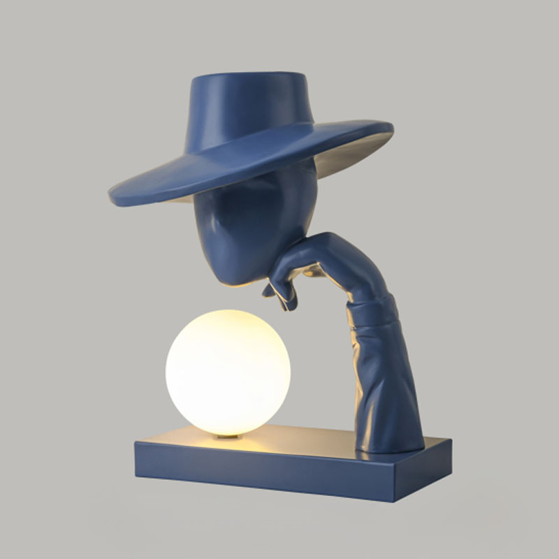 Lampu Meja Patung Seni Humanoi - Resin Art Floor Design ulasan dan harga