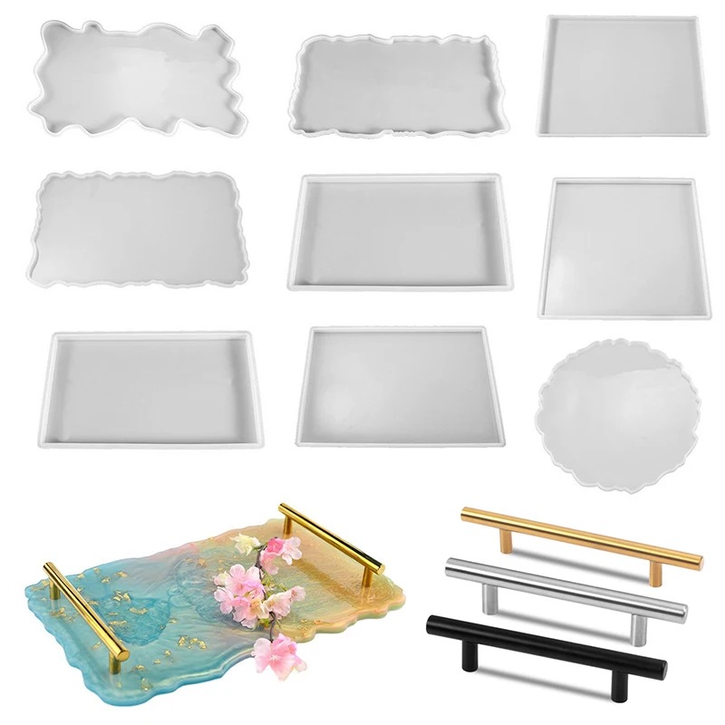 Baki Cetakan Silikon Resin Epo - Resin Art Kit With Molds ulasan dan harga
