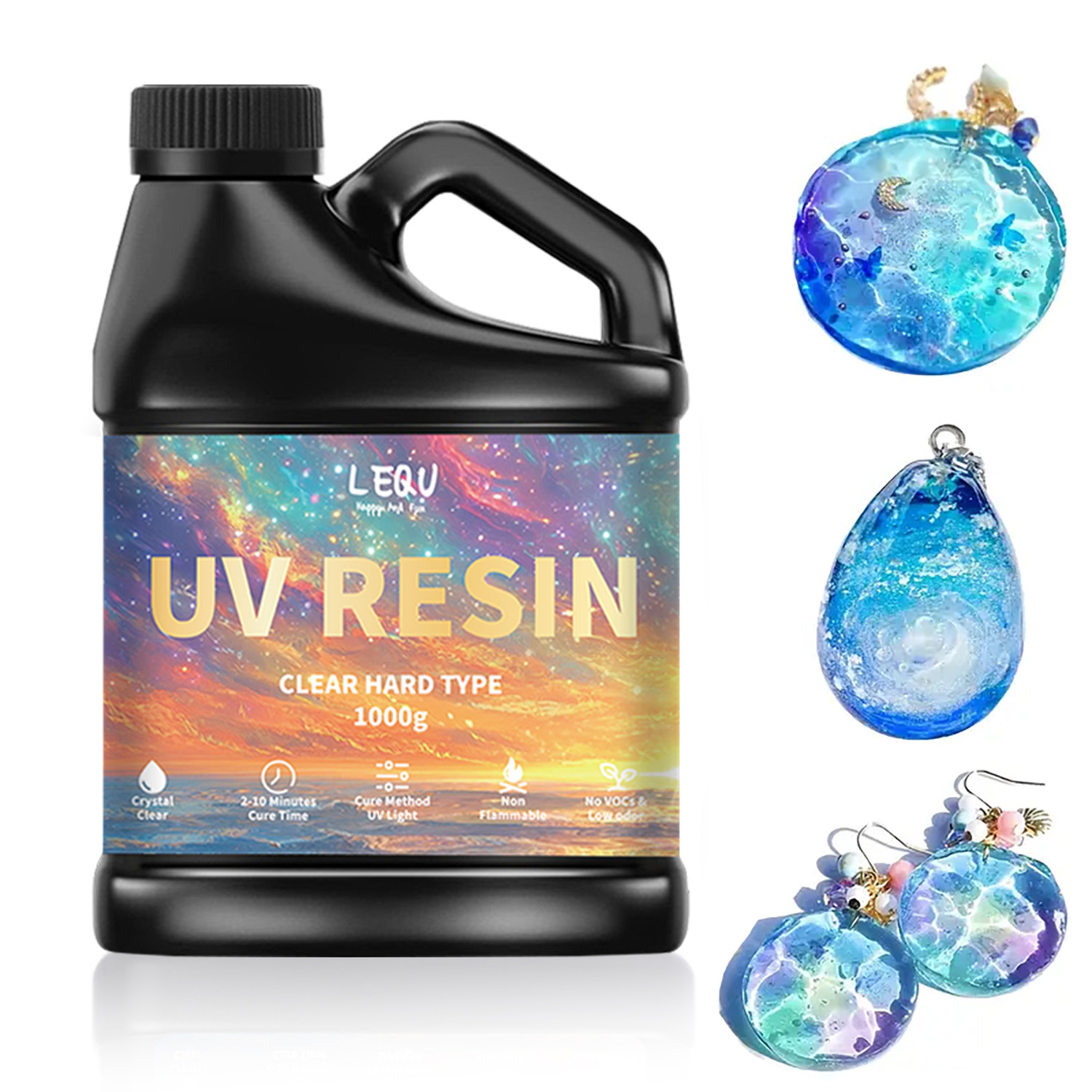 100/200/500/1000G Lem Resin Ep - Resin Art Letters ulasan dan harga